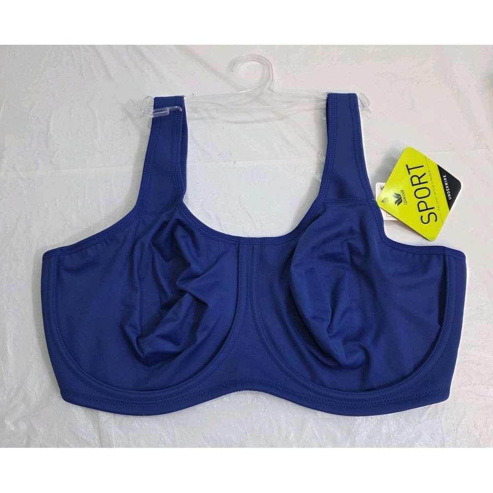 Wacoal 855170 Simone Sport Underwire Bra Mazarine Blue 42DDD